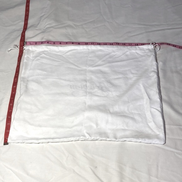 BRIGHTON Large Purse or Shoe Dust Cover with Drawstring White 20.5 x 16.5 in - Picture 8 of 10